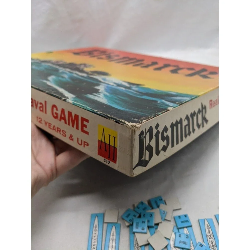 Avalon Hill Bismark Board Game Complete